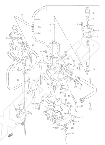 Billede til varegruppe CARBURETOR (EXCEPT MODEL N/ P E22)