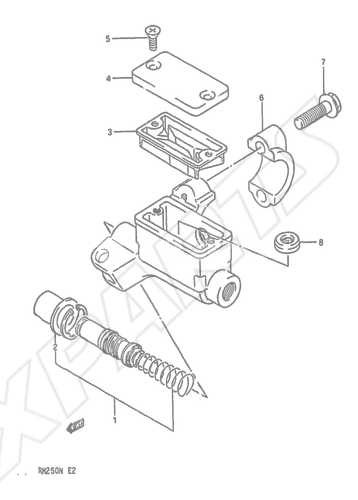 Billede til varegruppe FRONT MASTER CYLINDER (MODEL K/ L/ M)