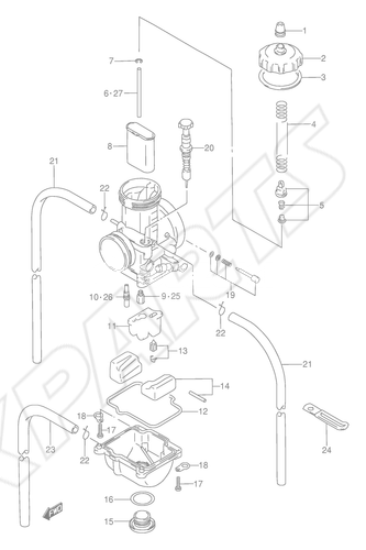Bild für Kategorie CARBURETOR (MODEL S/ T)