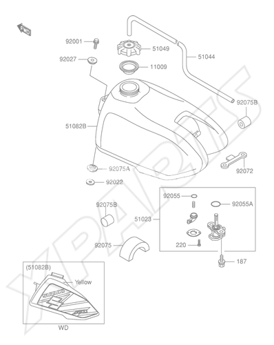 Billede til varegruppe FUEL TANK