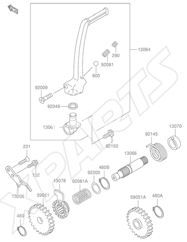 Bild für Kategorie KICKSTARTER MECHANISM