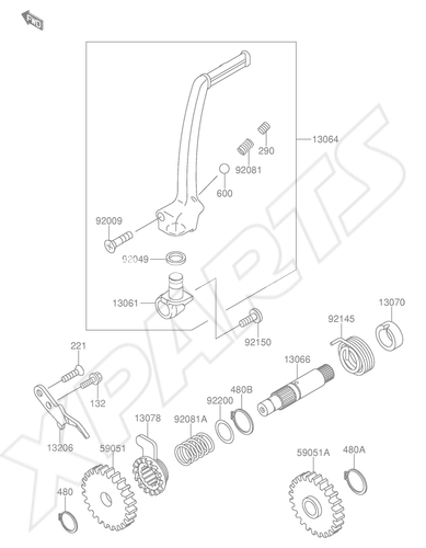 Billede til varegruppe KICKSTARTER MECHANISM