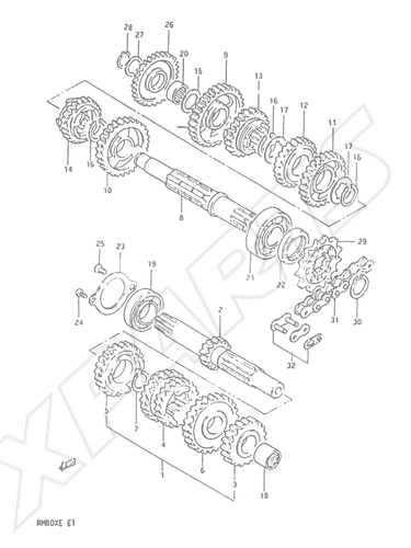 Bild für Kategorie TRANSMISSION (MODEL D)