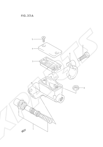 Bild für Kategorie FRONT MASTER CYLINDER (MODEL K/ L/ M/ N/ P/ R/ S)