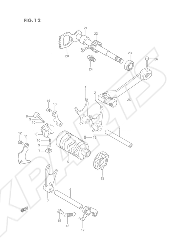 Billede til varegruppe GEAR SHIFTING (MODEL G/ H/ J)
