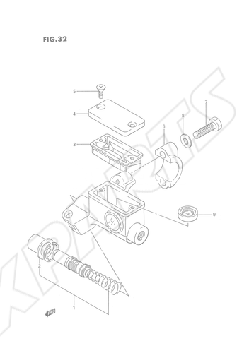 Billede til varegruppe FRONT MASTER CYLINDER (MODEL G/ H/ J)