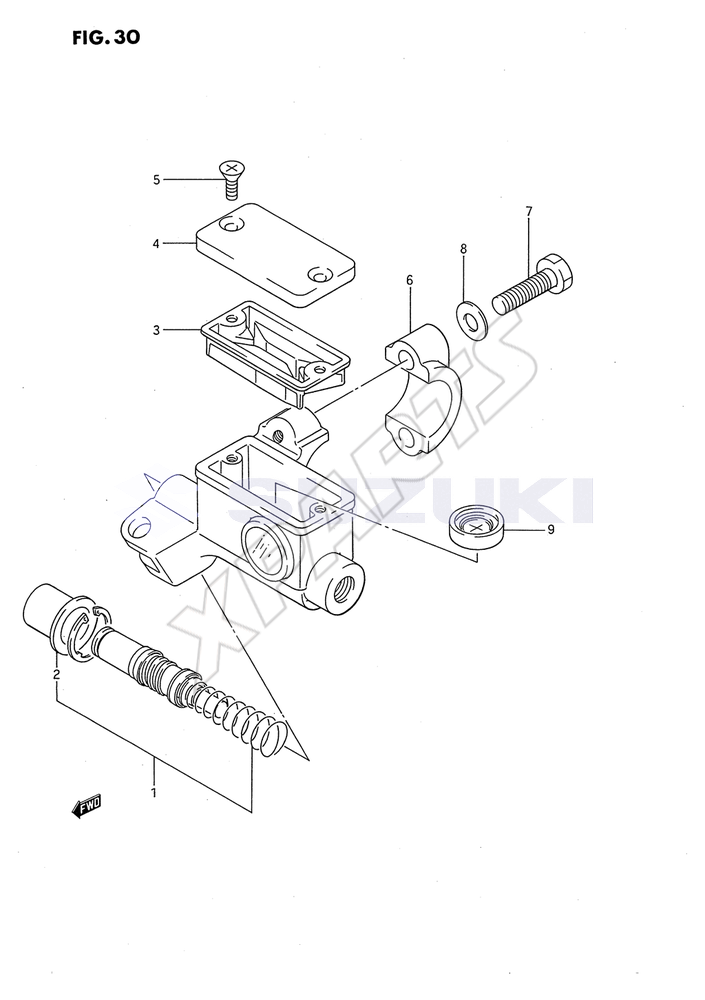 Billede til varegruppe FRONT MASTER CYLINDER (MODEL G/ H)