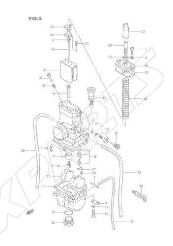 Billede til varegruppe CARBURETOR (MODEL G/ H/ J)