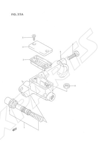 Billede til varegruppe FRONT MASTER CYLINDER (MODEL K/ L/ M/ N/ P/ R/ S)