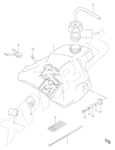 Billede til varegruppe FUEL TANK (MODEL V)