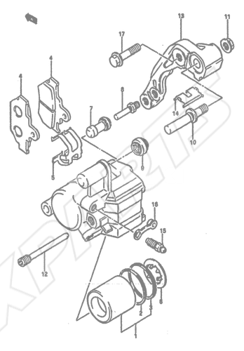 Billede til varegruppe FRONT CALIPER (MODEL F)