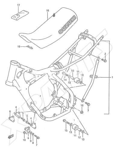 Billede til varegruppe FRAME-SEAT (MODEL H/ J)
