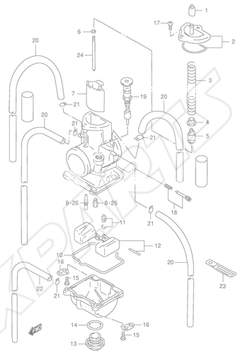 Billede til varegruppe CARBURETOR (MODEL W)