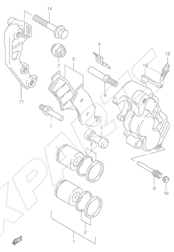 Bild für Kategorie FRONT CALIPER