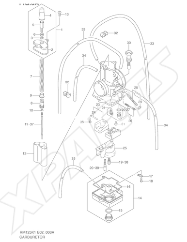 Billede til varegruppe CARBURETOR (MODEL K2)