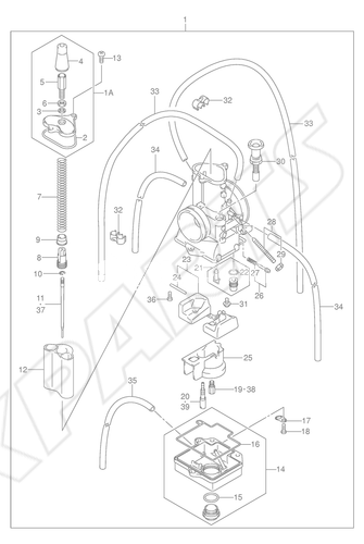 Billede til varegruppe CARBURETOR (MODEL K2)