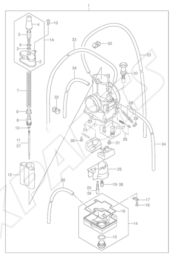 Bild für Kategorie CARBURETOR (MODEL K4)