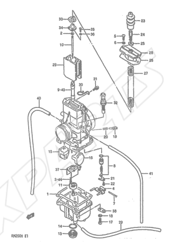 Billede til varegruppe CARBURETOR (MODEL H)