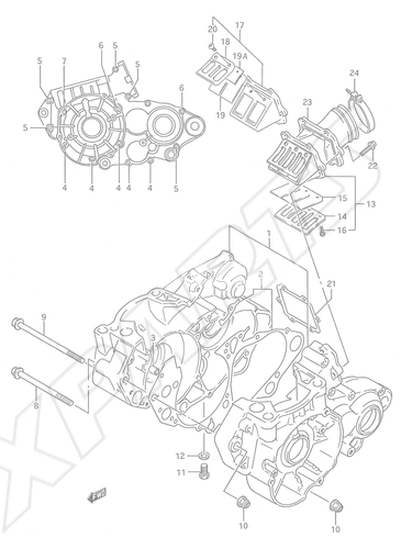 Bild für Kategorie CRANKCASE