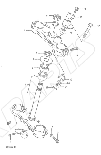 Bild für Kategorie STEERING STEM (MODEL K/ L)