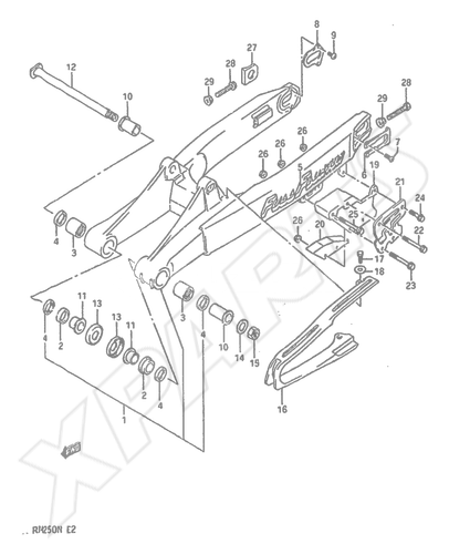 Bild für Kategorie REAR SWINGING ARM (MODEL K/ L)
