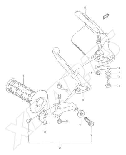 Billede til varegruppe LEFT KNUCKLE COVER (MODEL K/ L/ M)