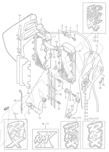 Billede til varegruppe RADIATOR (MODEL K/ L/ M/ N/ P)