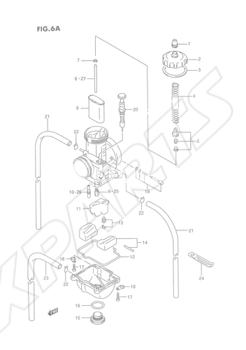 Billede til varegruppe CARBURETOR (MODEL P/ R/ S/ T)