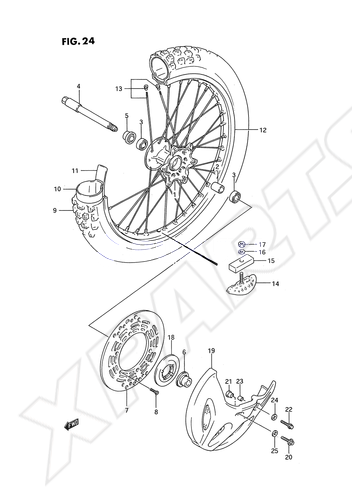 Billede til varegruppe FRONT WHEEL