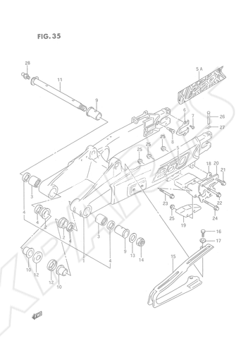 Billede til varegruppe REAR SWINGING ARM