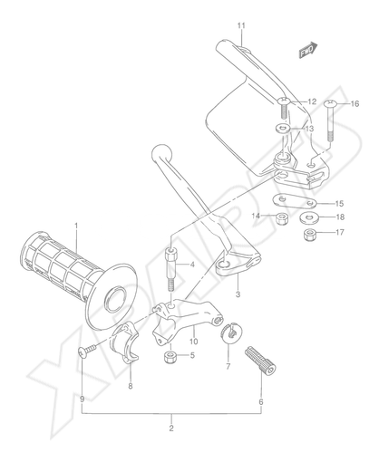 Billede til varegruppe LEFT KNUCKLE COVER (MODEL N/ S/ T)