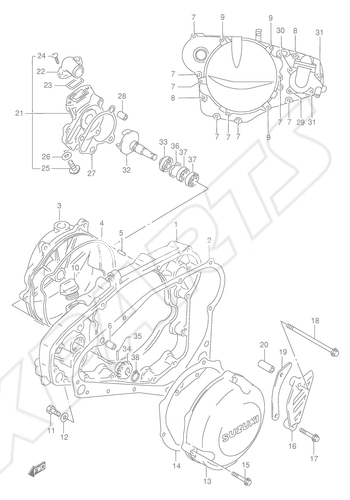 Billede til varegruppe CRANKCASE COVER