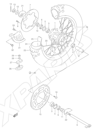 Billede til varegruppe REAR WHEEL