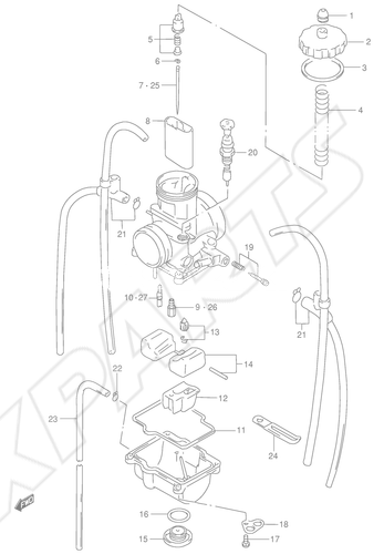Billede til varegruppe CARBURETOR (MODEL T)