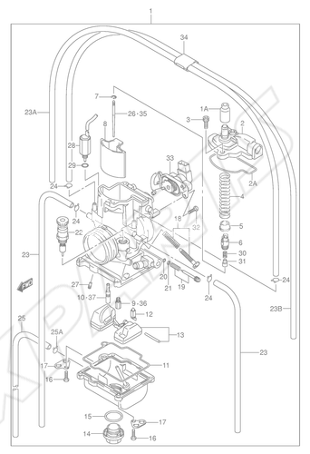 Bild für Kategorie CARBURETOR (MODEL K5)