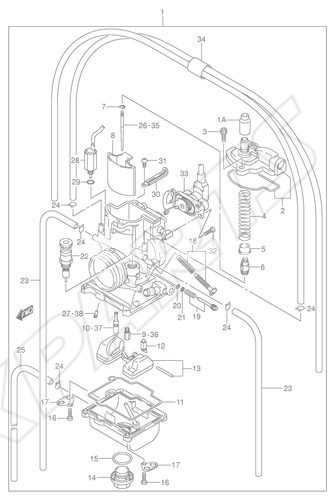 Billede til varegruppe CARBURETOR (MODEL K3)
