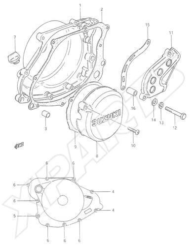 Billede til varegruppe CRANKCASE COVER