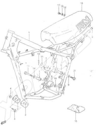 Billede til varegruppe FRAME - SEAT (MODEL D)