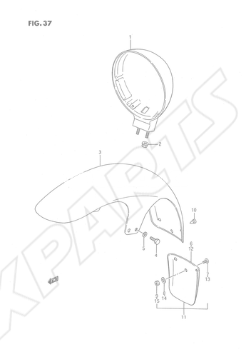 Bild für Kategorie HEADLAMP HOUSING - FRONT FENDER (E15/ E16/ E24/ E75/ E77)