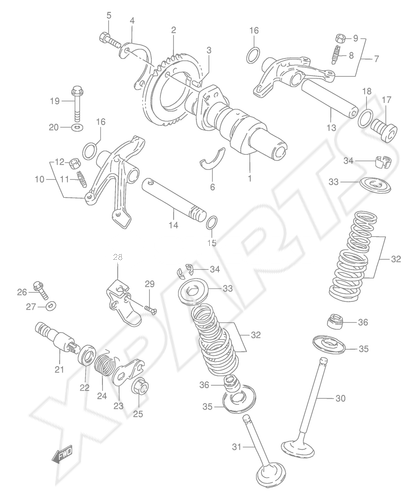 Billede til varegruppe CAM SHAFT/ VALVE