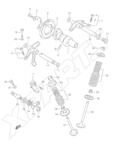 Billede til varegruppe CAM SHAFT/ VALVE
