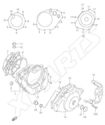 Bild für Kategorie CRANKCASE COVER