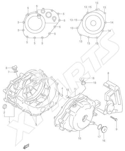 Billede til varegruppe CRANKCASE COVER