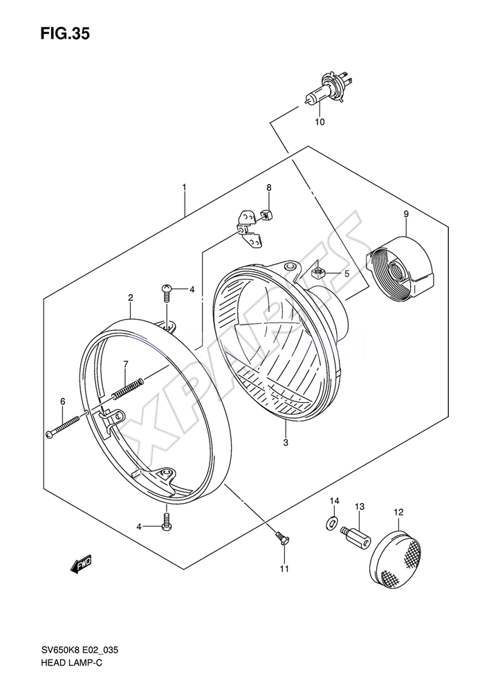 Billede til varegruppe FRONT FENDER (MODEL K8)