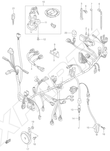 Billede til varegruppe WIRING HARNESS (SV1000/ U1/ U2)