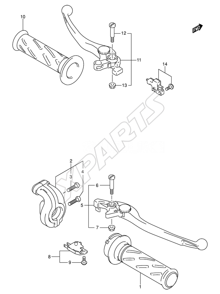 Billede til varegruppe HANDLE LEVER (SV1000S/ S1/ S2)