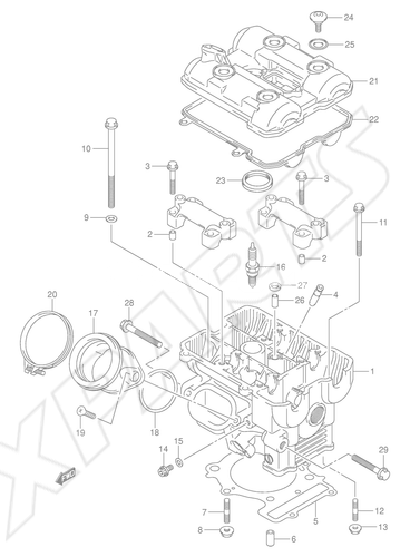 Billede til varegruppe REAR CYLINDER HEAD