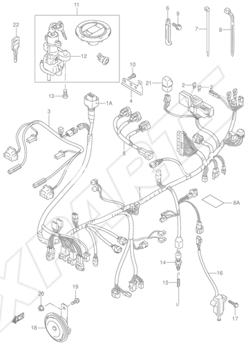 Billede til varegruppe WIRING HARNESS (SV1000S/ S1/ S2)