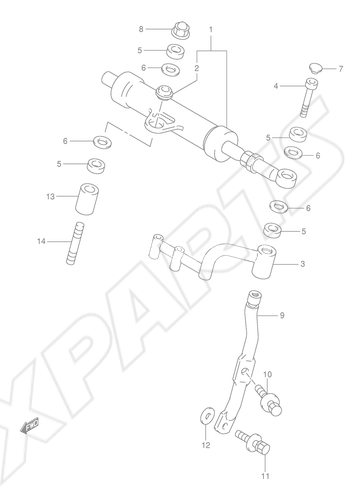 Billede til varegruppe STEERING DAMPER (MODEL W/ X/ Y/ K1)