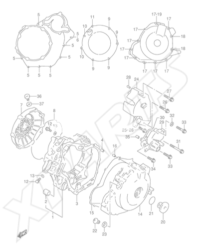 Billede til varegruppe CRANKCASE COVER
